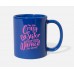 Sister Everyone Warned Royal Blue Mugs